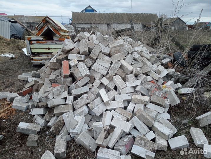 Кирпич силикатный бу