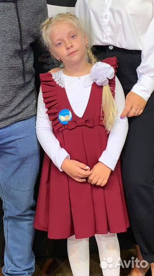Сарафан, брюки, школьная форма р 116-122