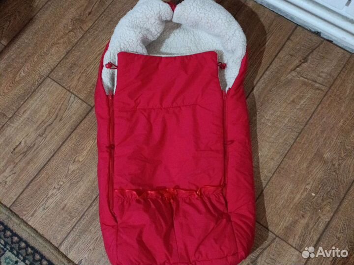 Зимний конверт в коляску