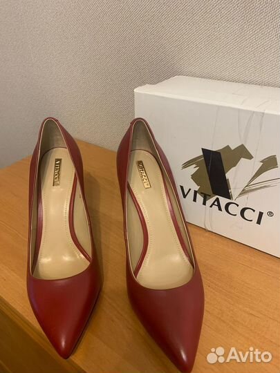 Туфли женские vitacci натуральная кожа