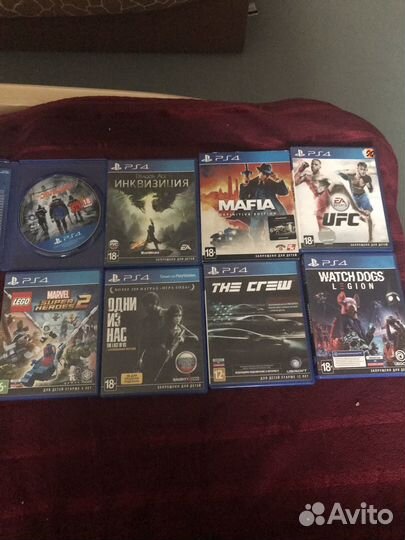 Игровые диски PlayStation 4