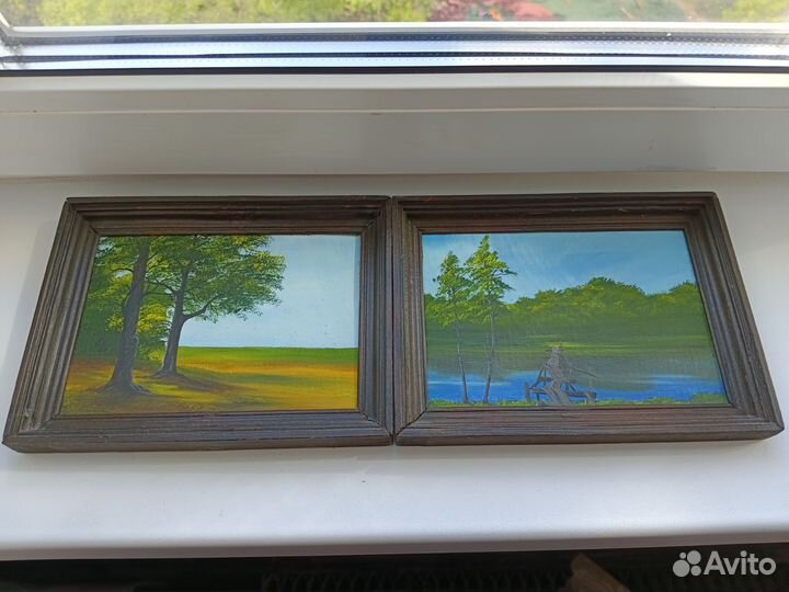 Пейзаж Харчиянов 1989 год