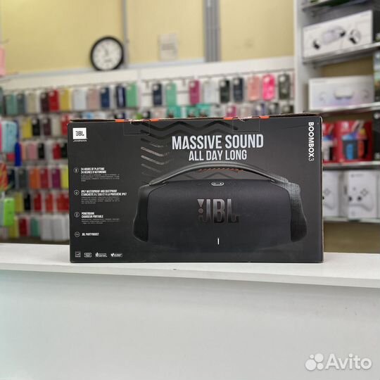 Колонка JBL Boombox 3 черная