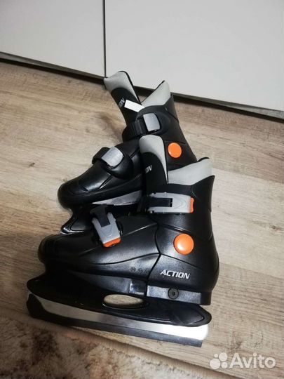 Коньки ледовые раздвижные 29-32