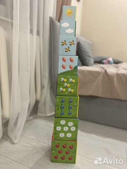 Кубики пирамидка