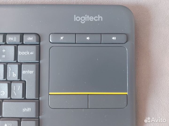 Беспроводная клавиатура Logitech K400+ Smart TV/пк