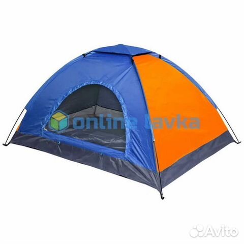 Палатка двухместная однослойная
