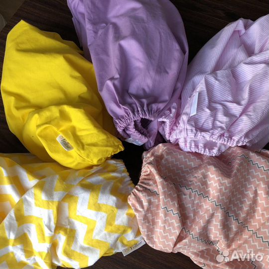 Простынь в детскую кроватку 120 на 60