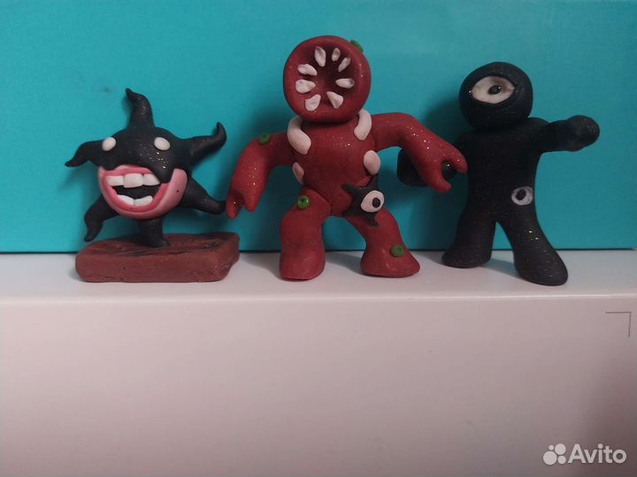 Фигурки из полимерной глины (doors roblox)