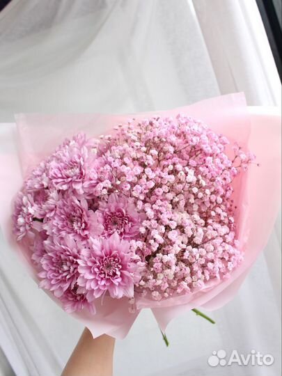 Живые цветы букет