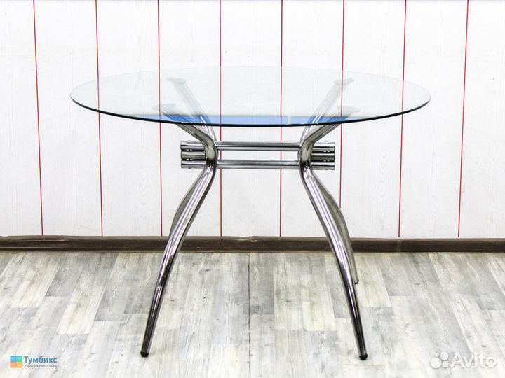 Стол переговорный Стекло с стульями Tulip Chair