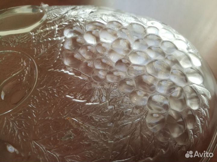 Блюдо стеклянное, 23*14, овальное