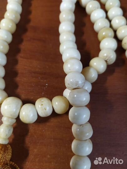 Буддийские четки из кости Яка (Тибет)