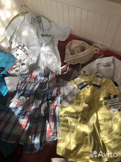 Летняя одежда пакетом на мальчика 92 98