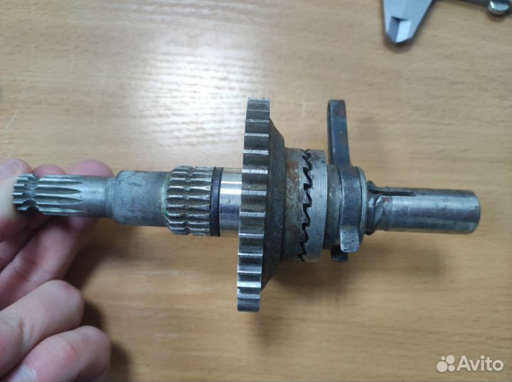 Вал кикстартера мопед Карпаты/Вал заводной Карпаты