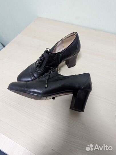 Ботильоны кожаные