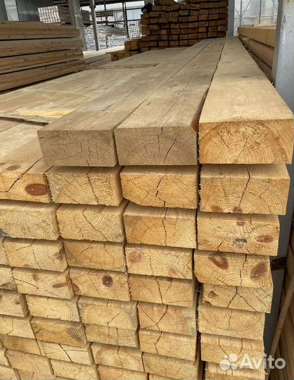 Брус обрезной 150х150х6000мм с доставкой