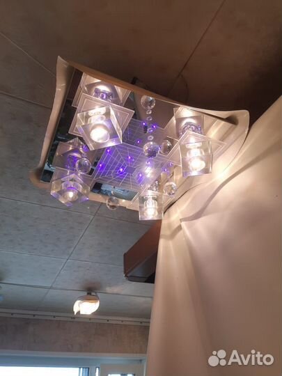 Люстра потолочная бу и светильники