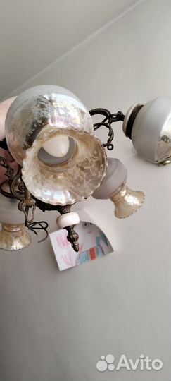 Люстра винтаж бу