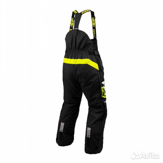 Штаны FXR Team FX с утеплителем Black/Hi Vis, XL