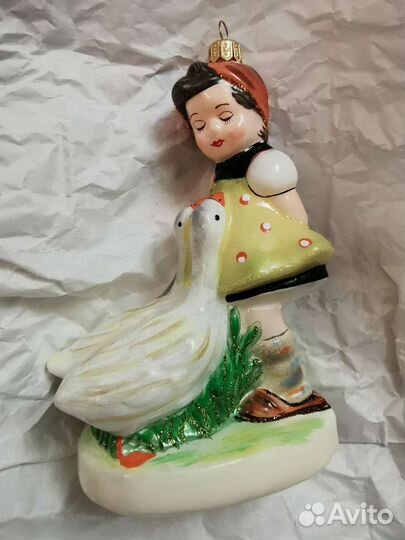 Ёлочная игрушка Девочка и гуси, Hummel