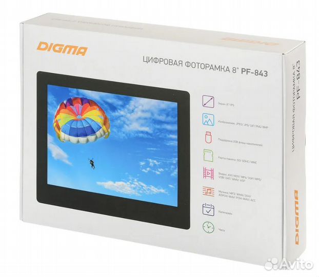 Цифровая фоторамка Digma PF-843