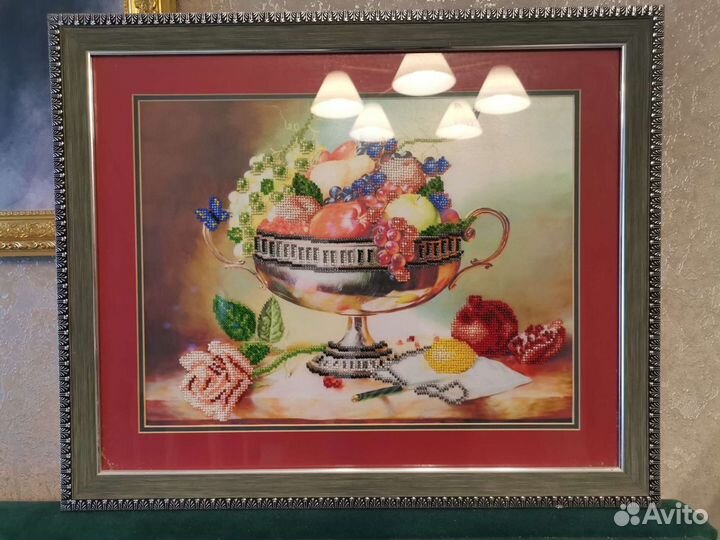 Картины вышитые бисером