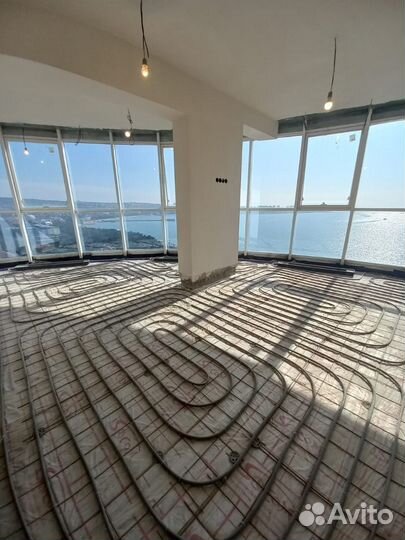 Установка теплых полов, разводка отопления