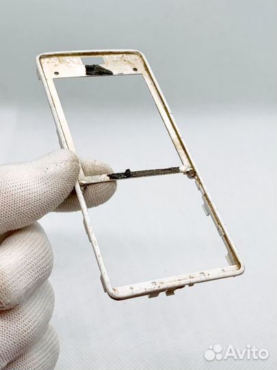 Nokia 515. Передняя панель. Белая. Оригинал