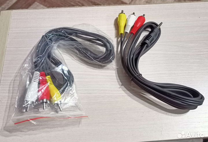 Кабель тюльпаны - mini-Jack 3,5mm