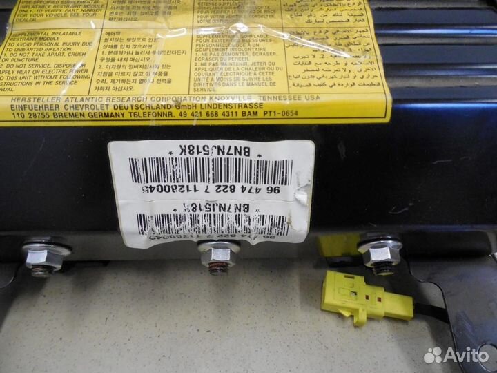 Подушка безопасности пассажирская (в торпедо) Lace