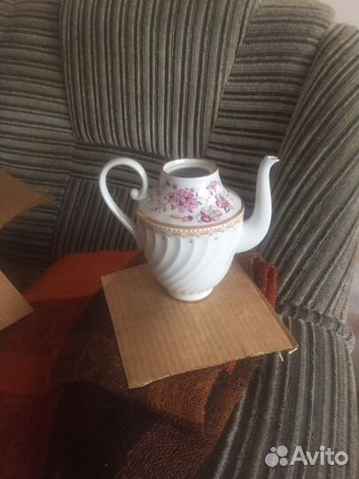 Кофейный сервиз лфз. Полный. 21 предмет