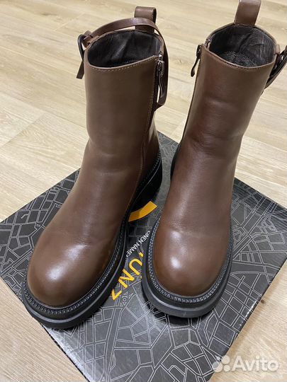 Полусапоги натуральная кожа