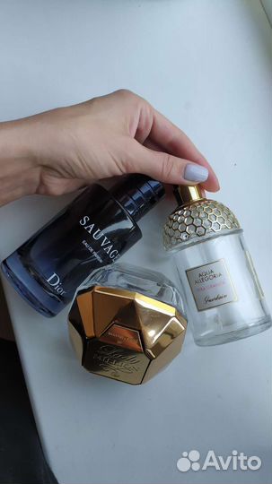 Флаконы от парфюма Linterdit,Kenzo,Dior,PacoRaban