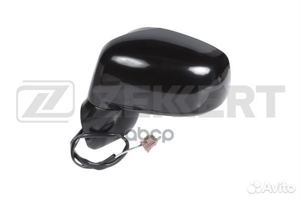 Зеркало в сборе левое / грунтованное / выпуклое