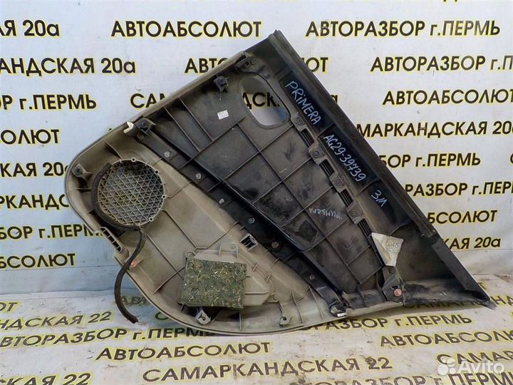 Обшивка двери задней левой Nissan Primera (P12) 2