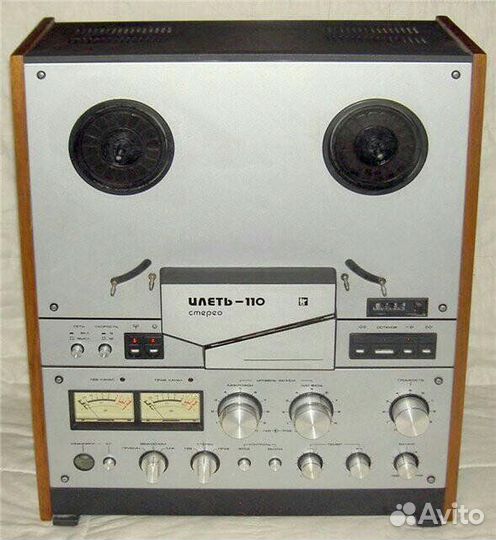 Катушечный магнитофон Илеть 110 +Колонки Орбита 8