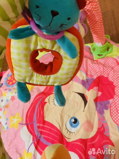 Детский Развивающий коврик playgro 90-30,плед