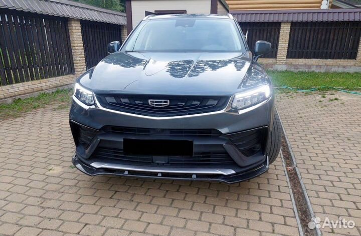 Сплиттер губа переднего бампера для Geely Tugella