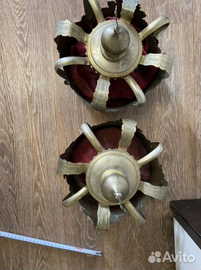 Старинные венчальные короны-пара