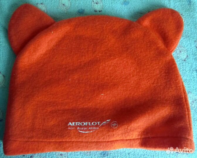 Детская шапка с принтом Тигра (Aeroflot)