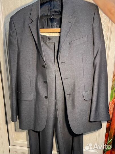 Костюм мужской классический серый 52-54