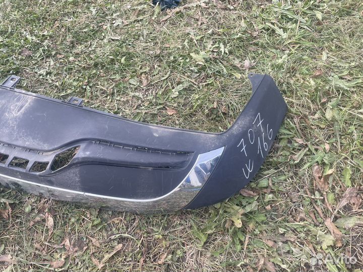 Юбка бампера задняя Mercedes MI W166 2011-2015