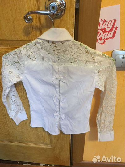 Рубашка белая для девочки