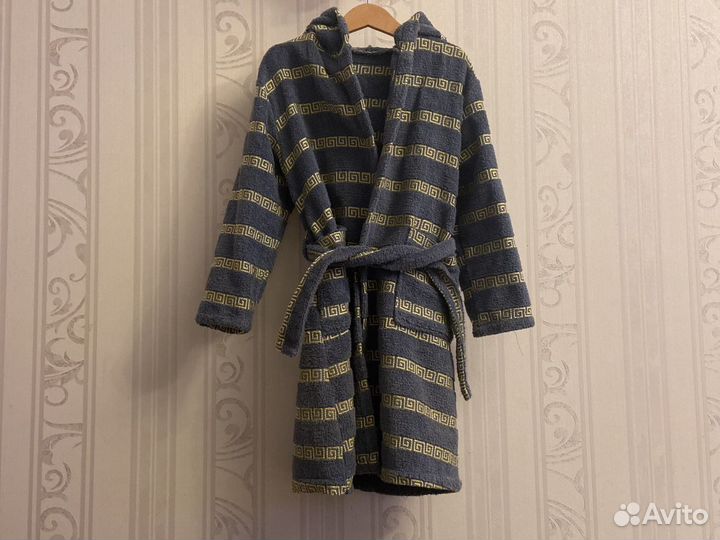 Детский махровый халат р 110-122(5-7лет)