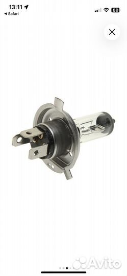 Пара ламп галогеновых Osrsm Bilux H4