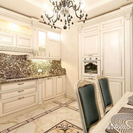 Кухонный гарнитур классика любой сложности