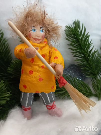 Елочные игрушки ватные