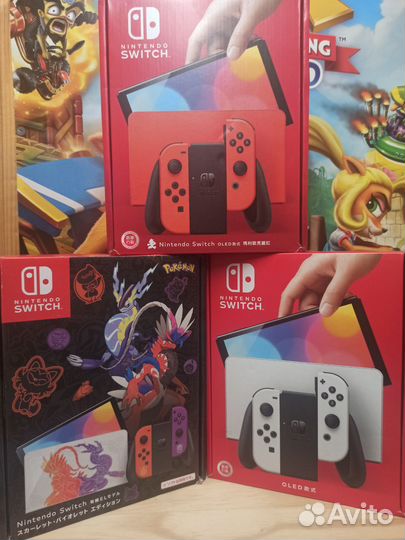 New Nintendo Switch Oled прошитая 128gb