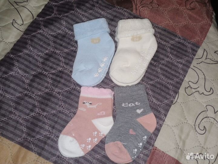 Носки детские 0-6 месяцев